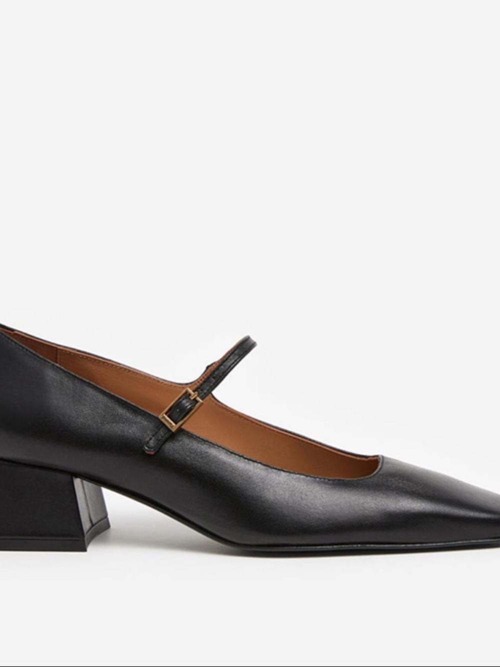 Flattered Evan Leather Black